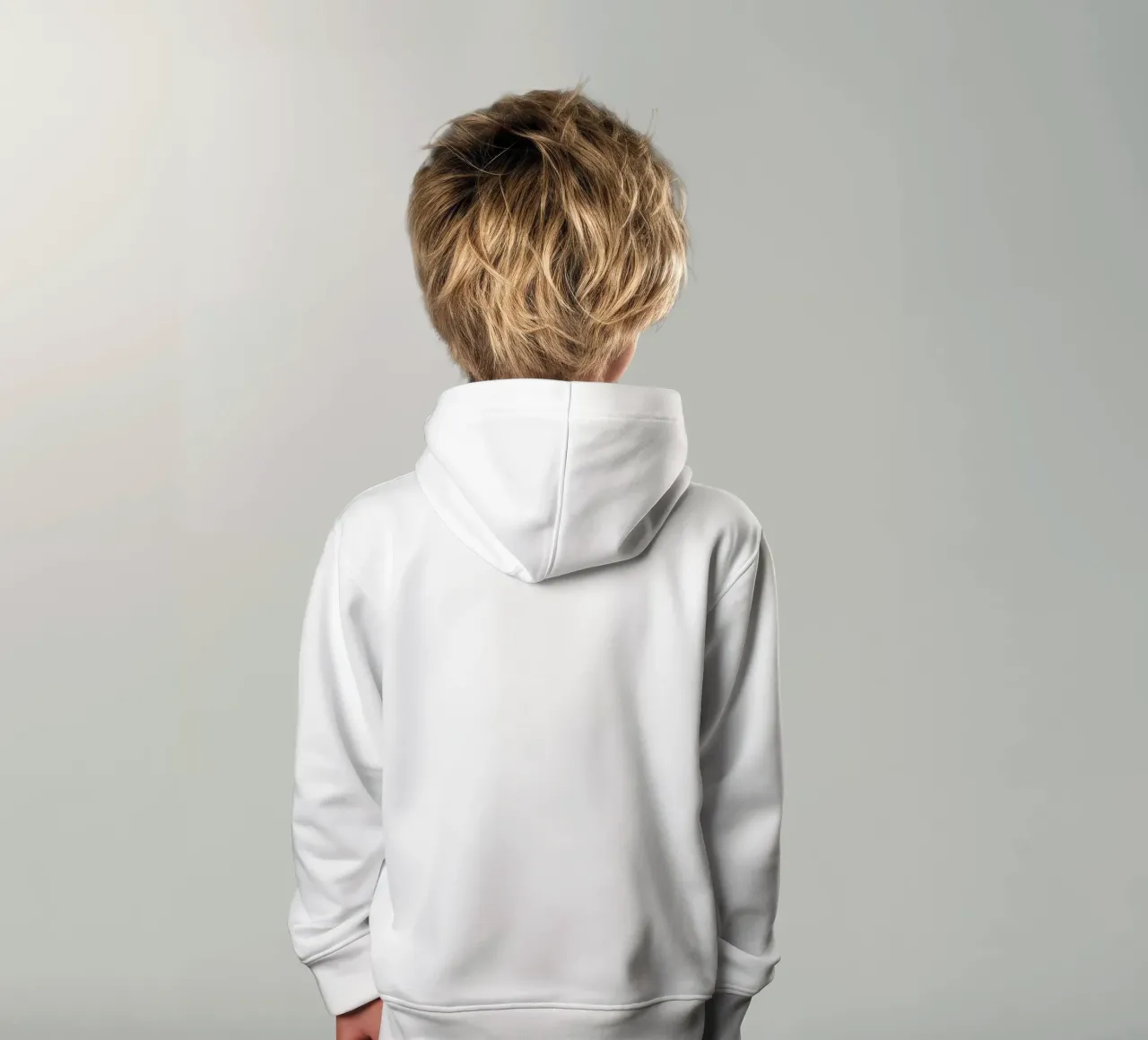 Design retrò a linee curve felpa bambino con cappuccio da The Art Club