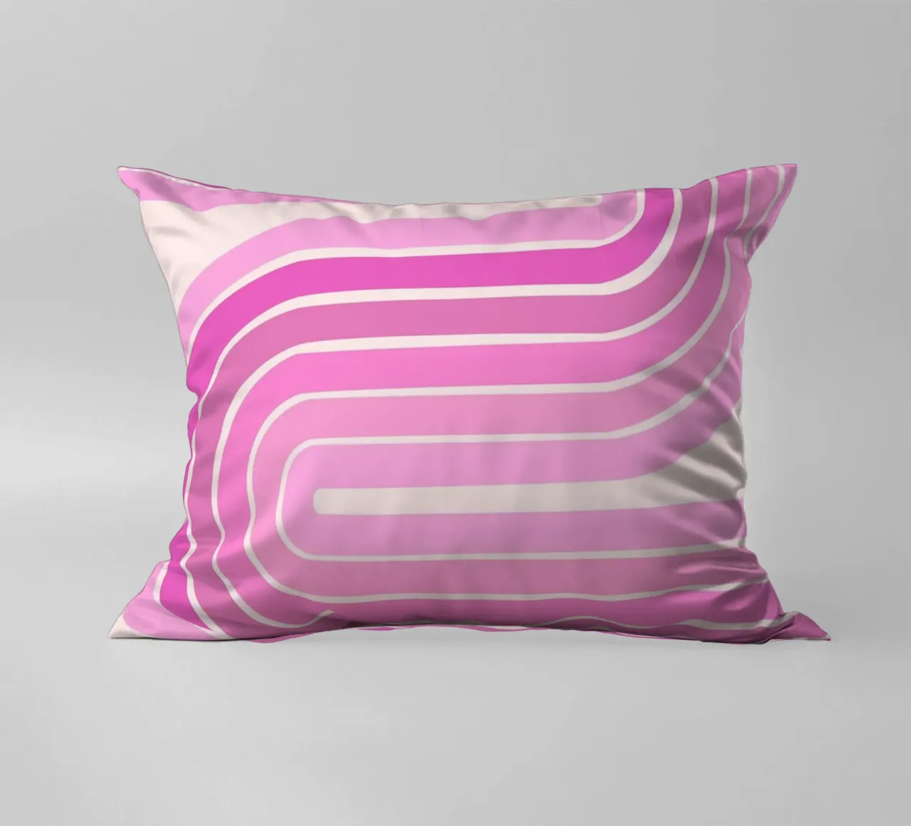 Design retrò a linee curve cuscino da The Art Club