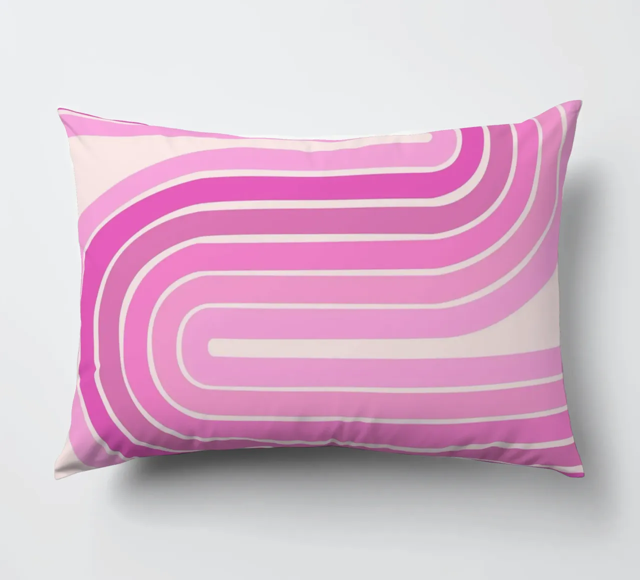 Design retrò a linee curve cuscino da The Art Club