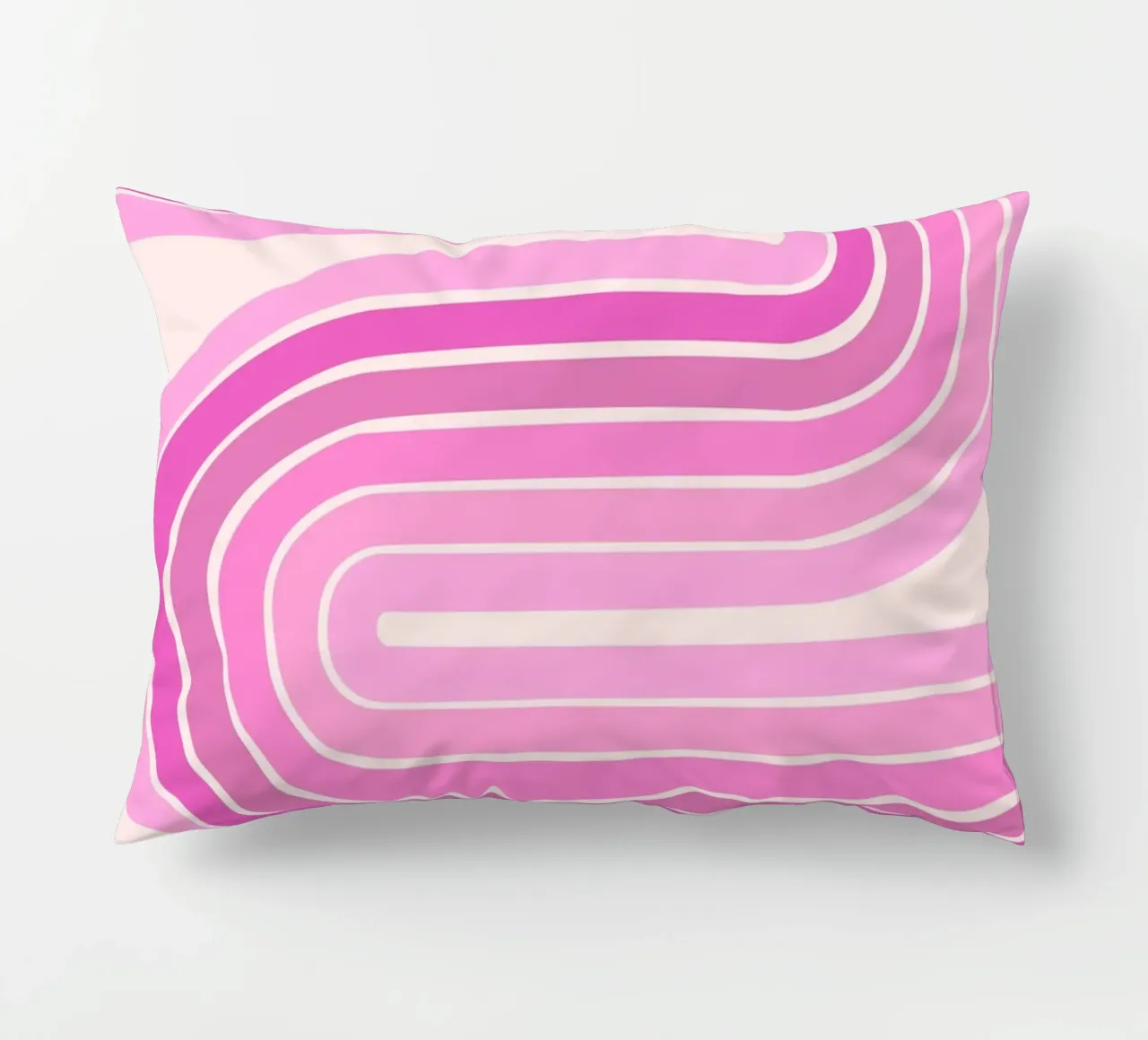 Design retrò a linee curve cuscino da The Art Club