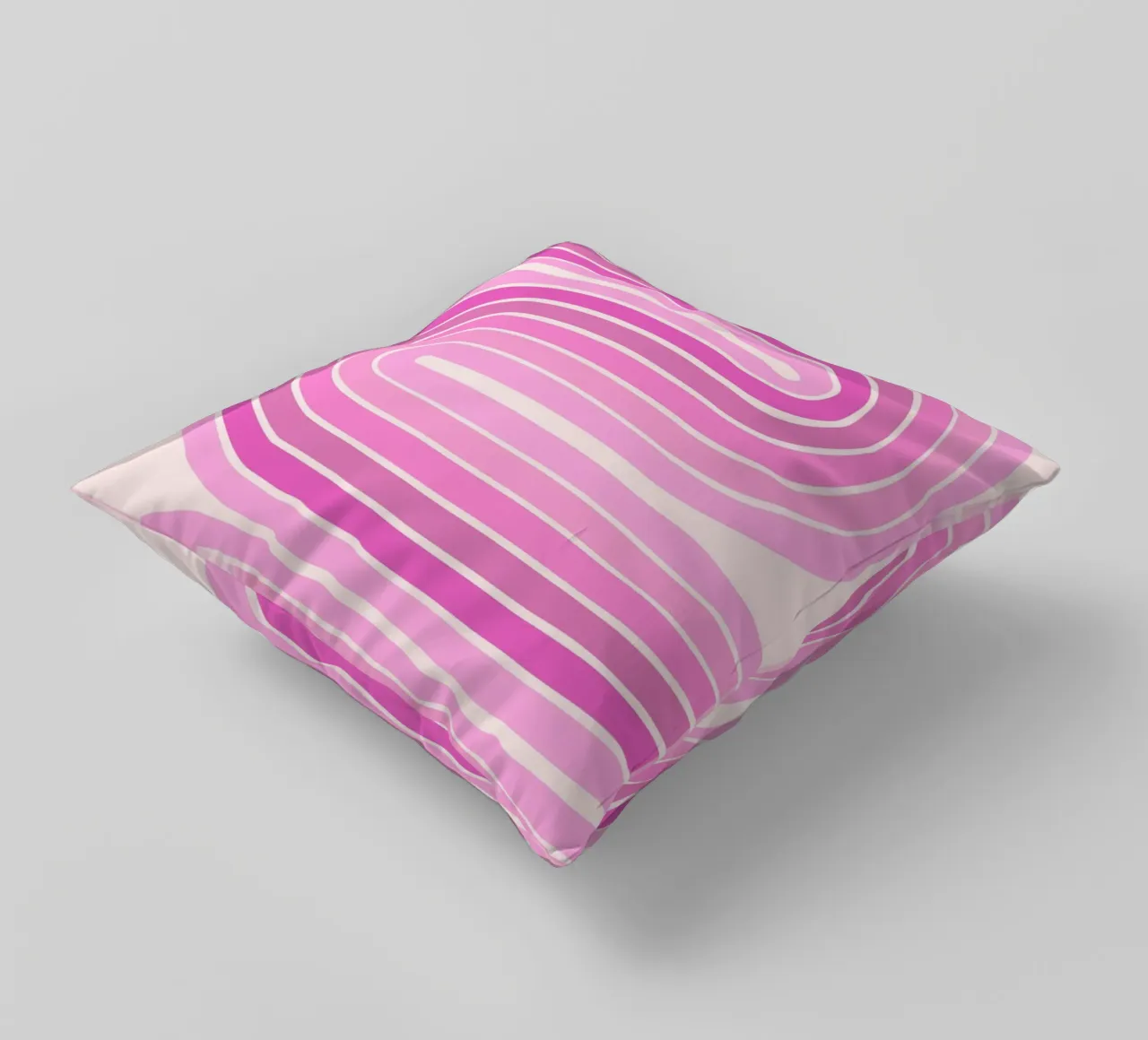 Design retrò a linee curve cuscino da The Art Club