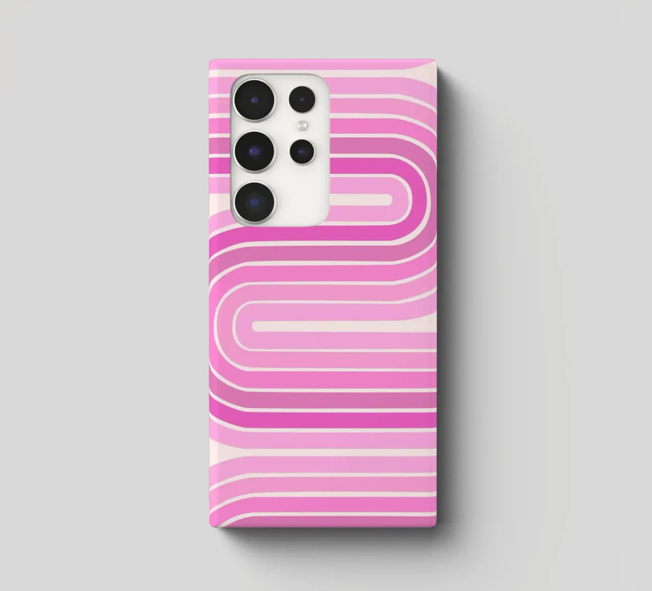 Design retrò a linee curve cover samsung da The Art Club