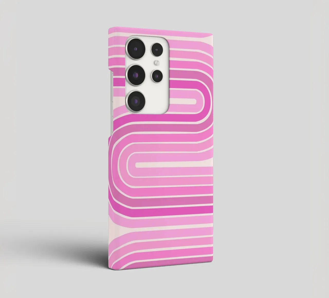 Design retrò a linee curve cover samsung da The Art Club