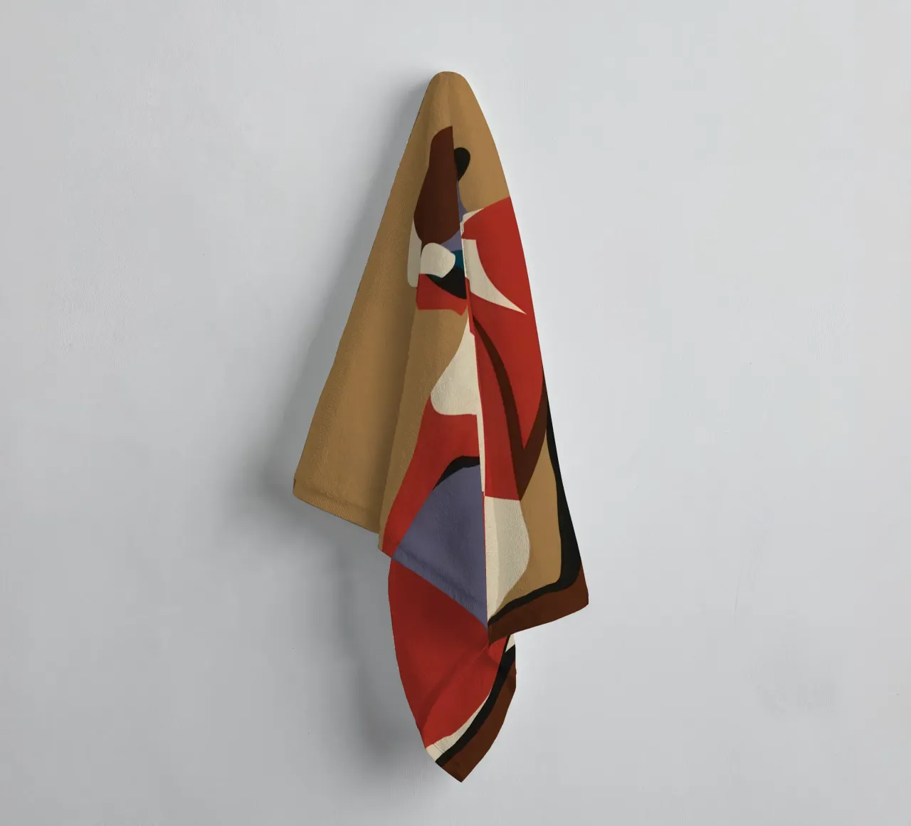 Abstract Form Reclining towel by Veil Maya