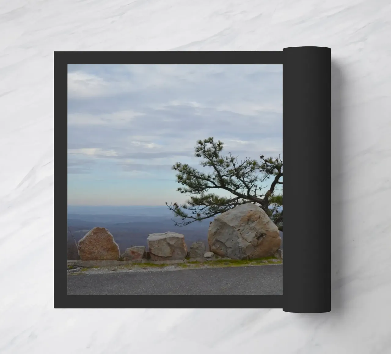 Lonely Tree at High Point in New Jersey doormat by byrieneke