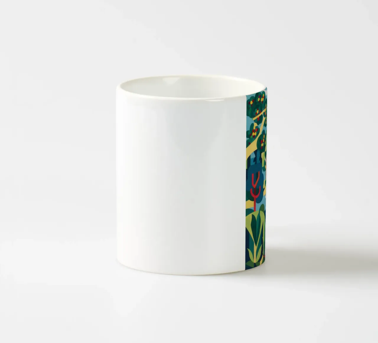 Caleidoscopio Ansa del fiume tazza in ceramica da Prism Ritual