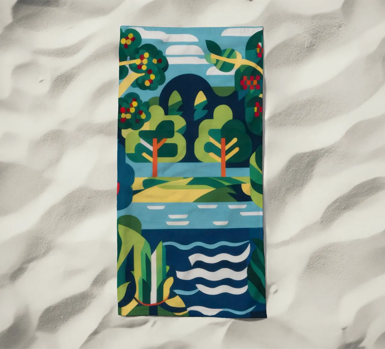 Caleidoscopio Ansa del fiume telo mare da Prism Ritual