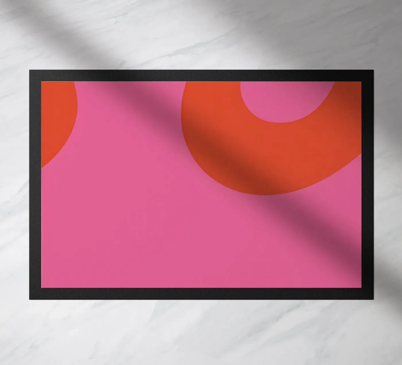 Vibrant Lava Flow doormat by Veil Maya