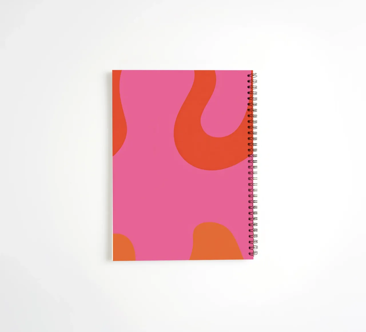 Vibrant Lava Flow spiral notebook by Veil Maya