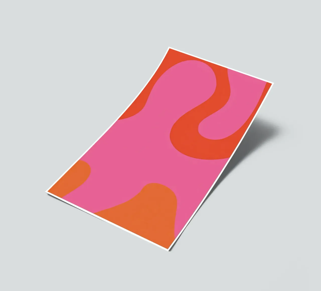 Vibrant Lava Flow planche autocollant de Veil Maya