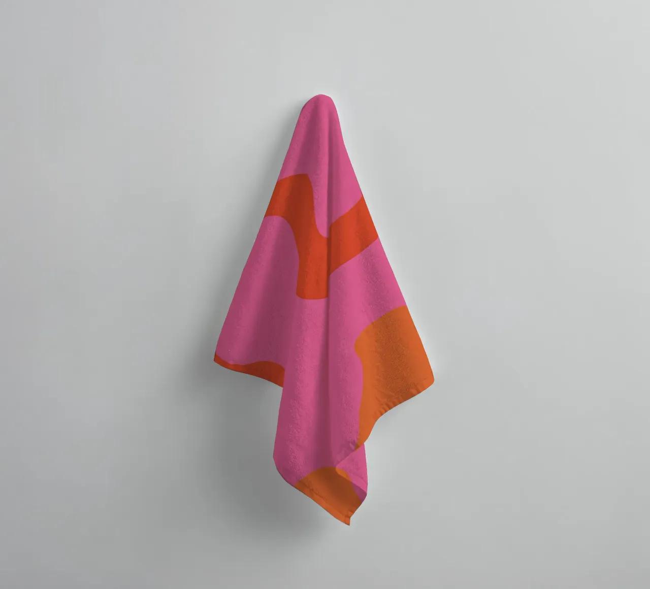 Vibrant Lava Flow towel by Veil Maya