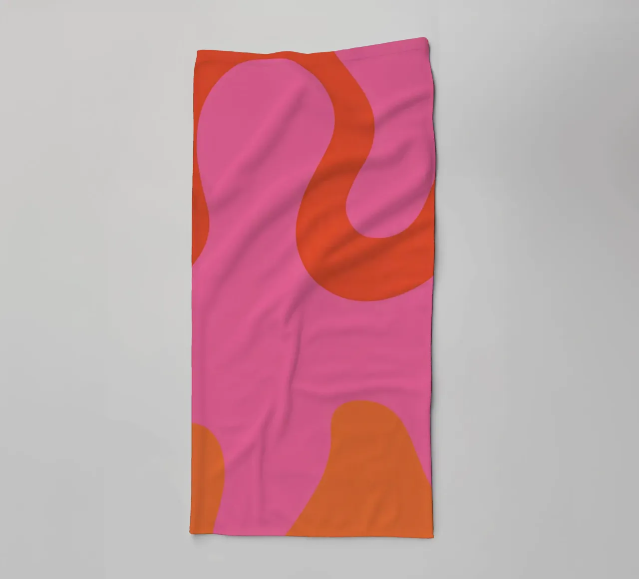 Vibrant Lava Flow towel by Veil Maya