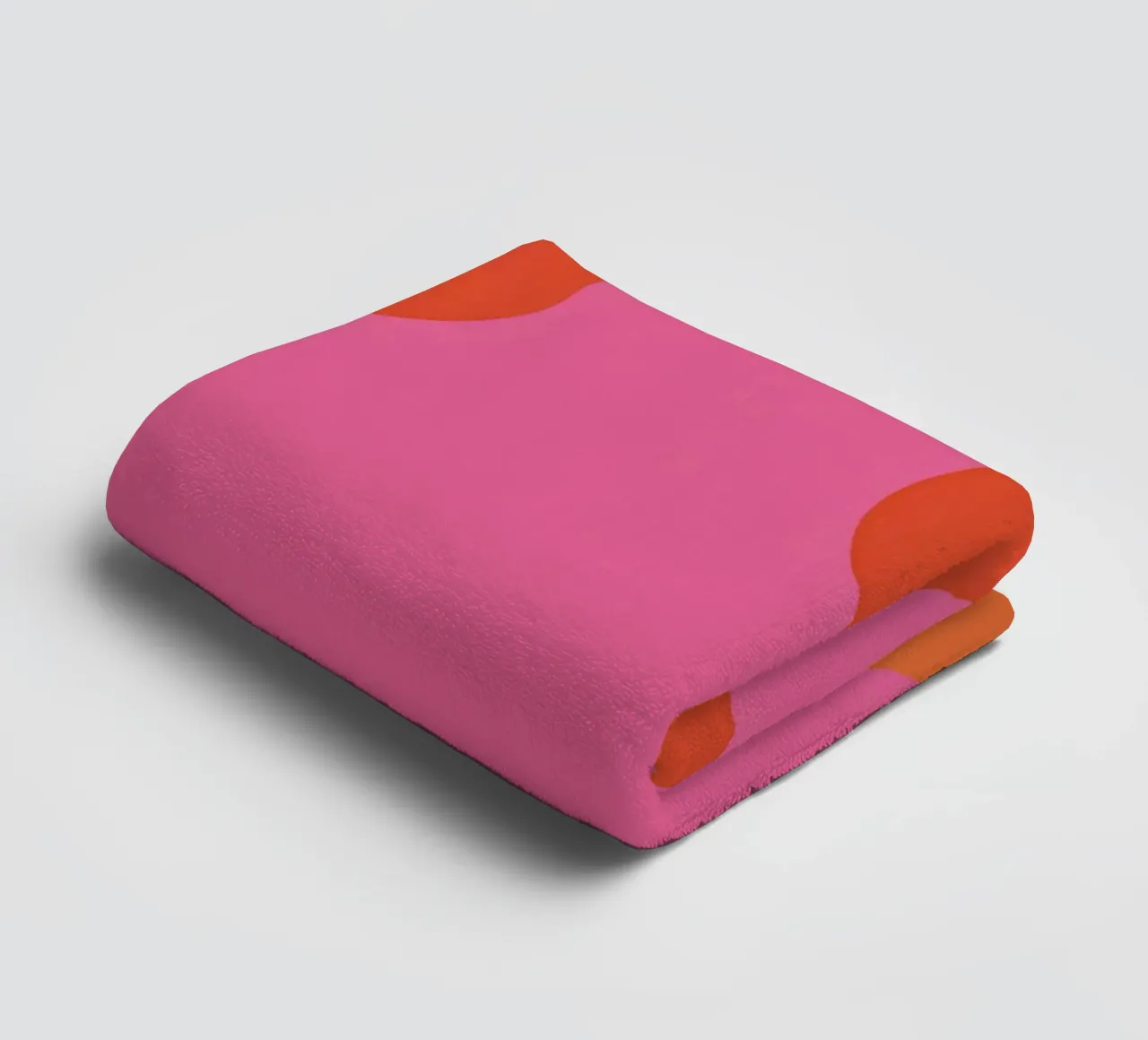 Vibrant Lava Flow towel by Veil Maya