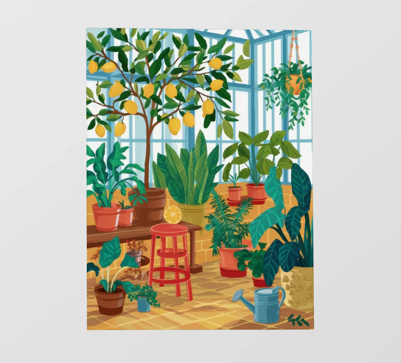 SunDrenched Plant Room photo wallpaper by Flock Reverie