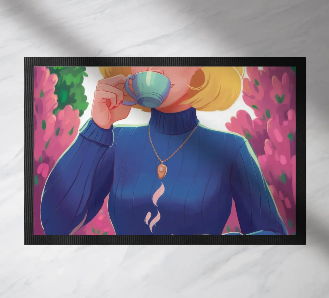 Saffier Thee Rust deurmat van Prism Ritual