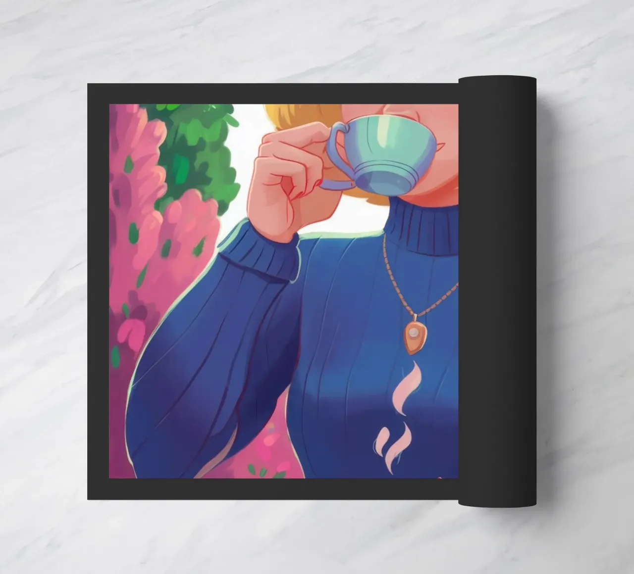 Saffier Thee Rust deurmat van Prism Ritual