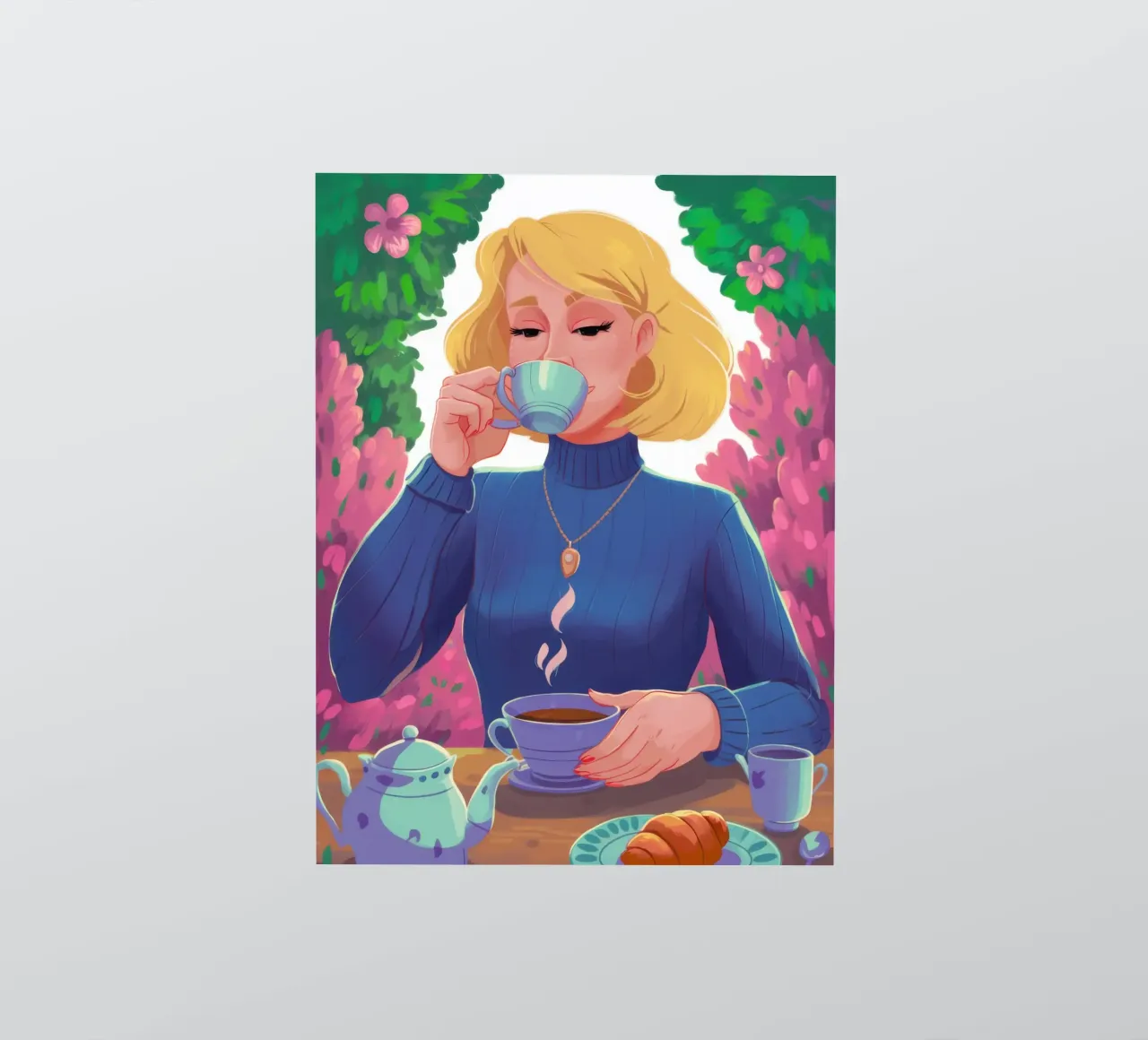 Saffier Thee Rust sticker van Prism Ritual