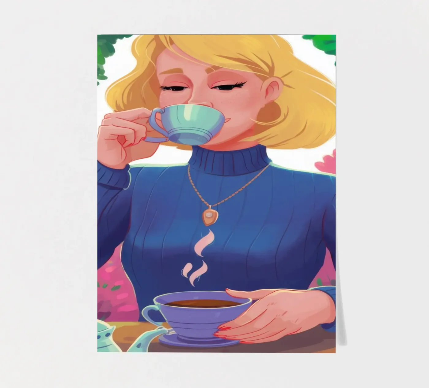 Saffier Thee Rust stickervel van Prism Ritual