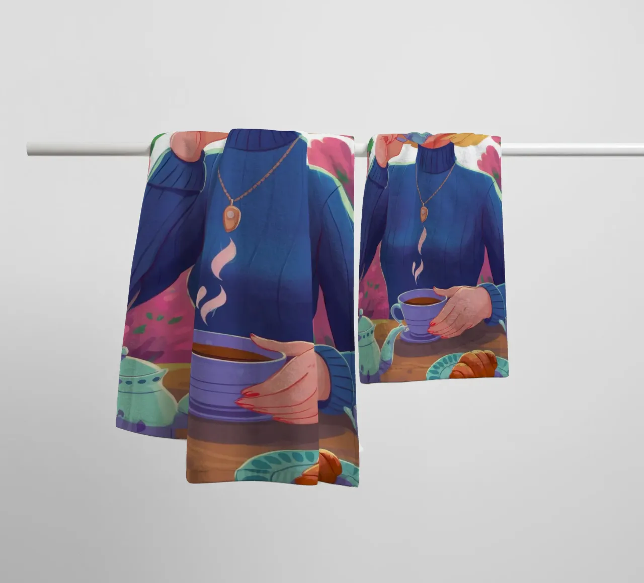 Saffier Thee Rust badhanddoek van Prism Ritual