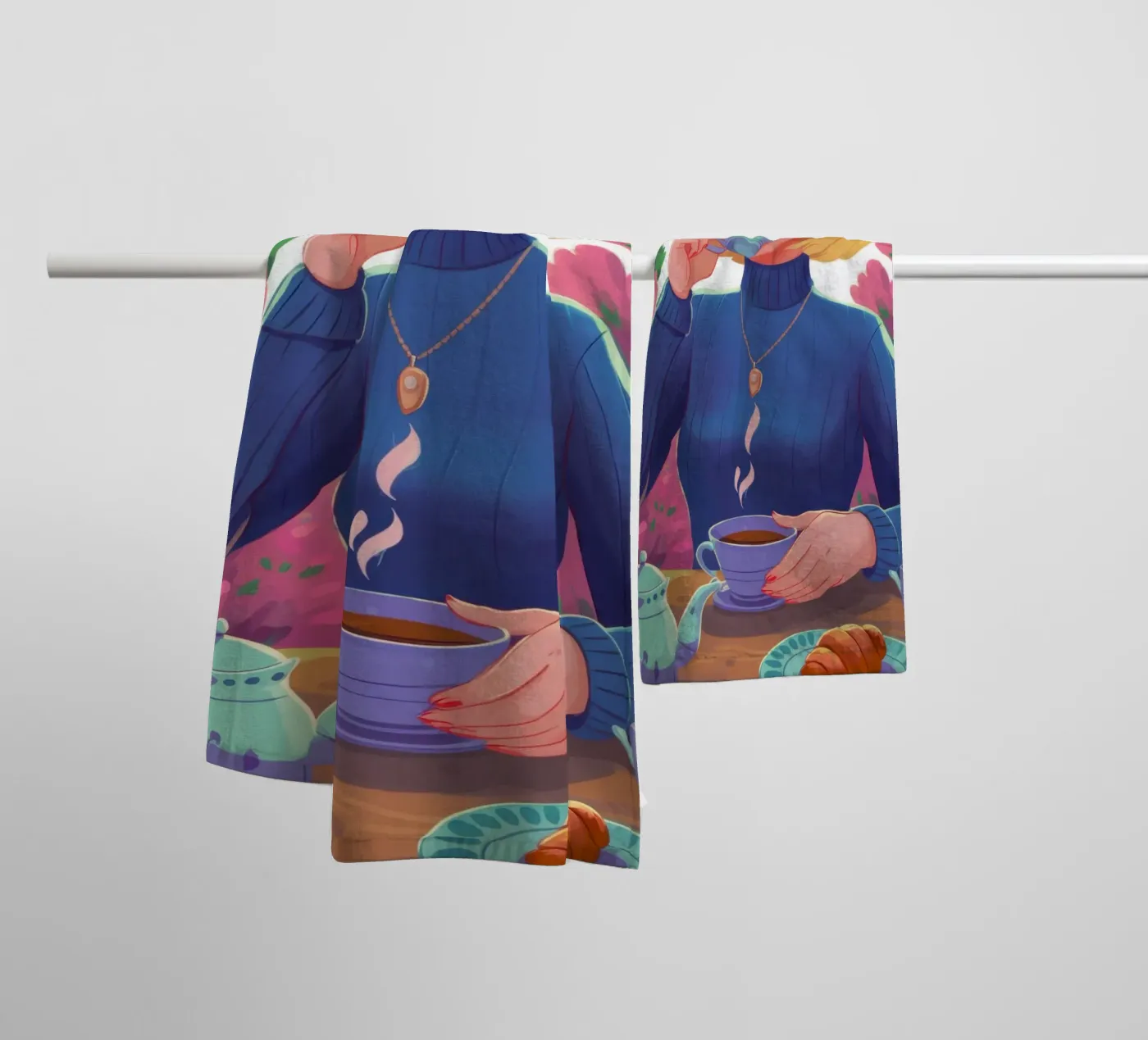 Sapphire Tea Repose Handtuch von Prism Ritual