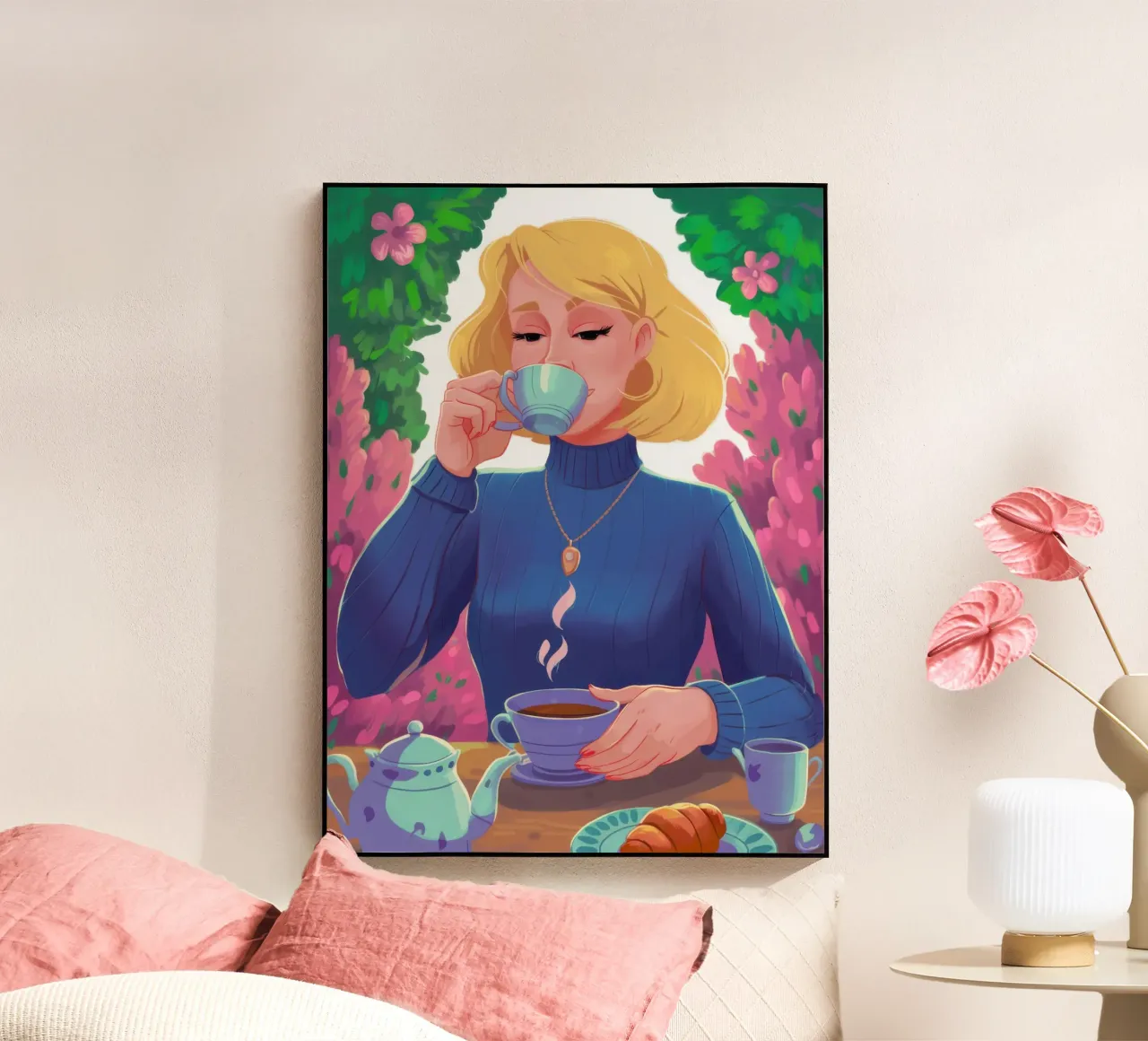 Sapphire Tea Repose acrylic glass by Prism Ritual