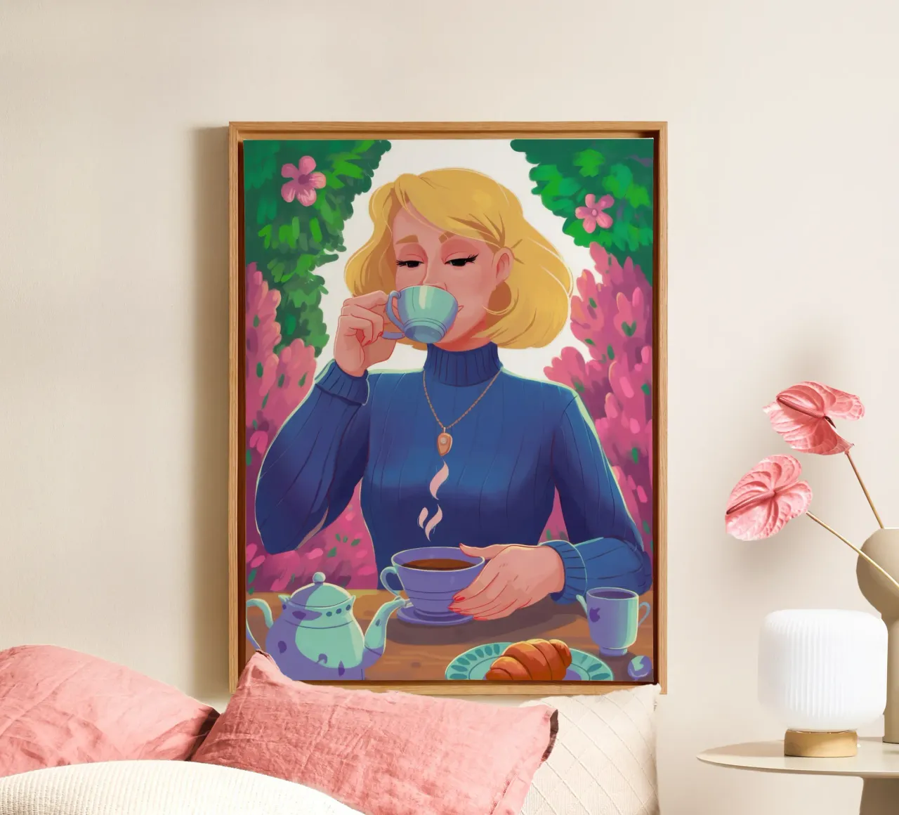 Saffier Thee Rust canvas van Prism Ritual