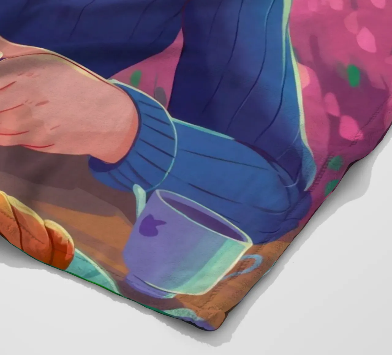 Saffier Thee Rust fleecedeken van Prism Ritual