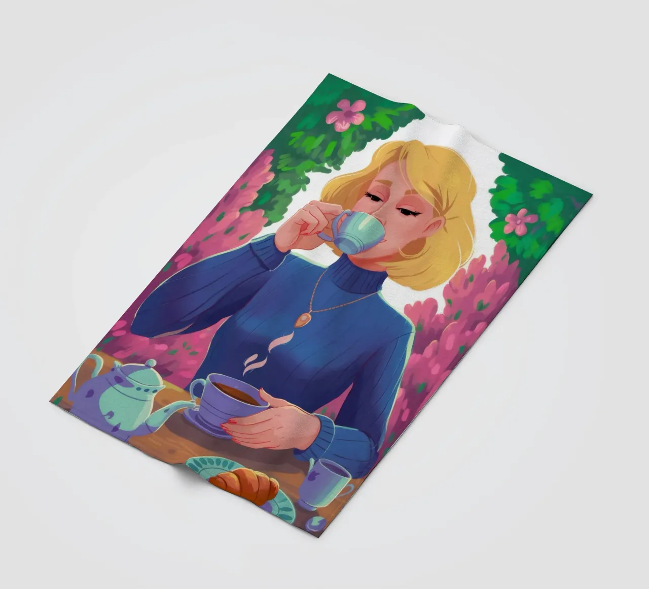 Saffier Thee Rust fleecedeken van Prism Ritual