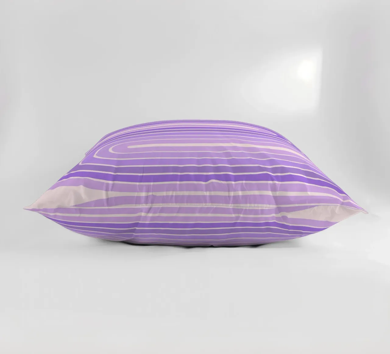 Design retrò a linee curve con estetica minimalista cuscino da The Art Club