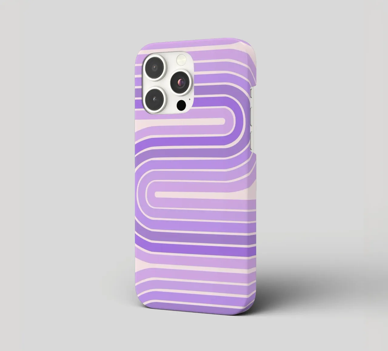 Design retrò a linee curve con estetica minimalista cover iphone da The Art Club