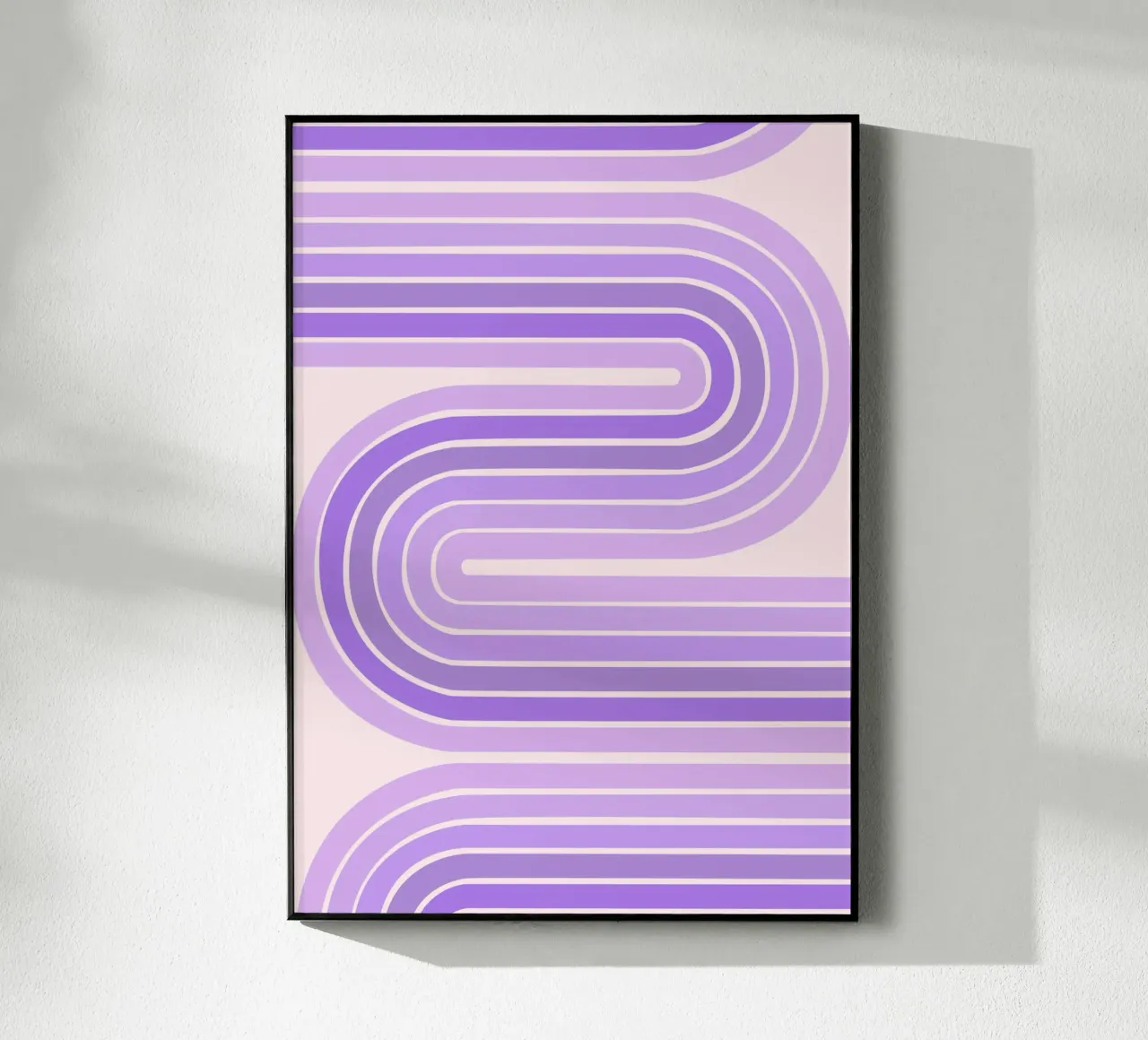 Design retrò a linee curve con estetica minimalista plexiglass da The Art Club