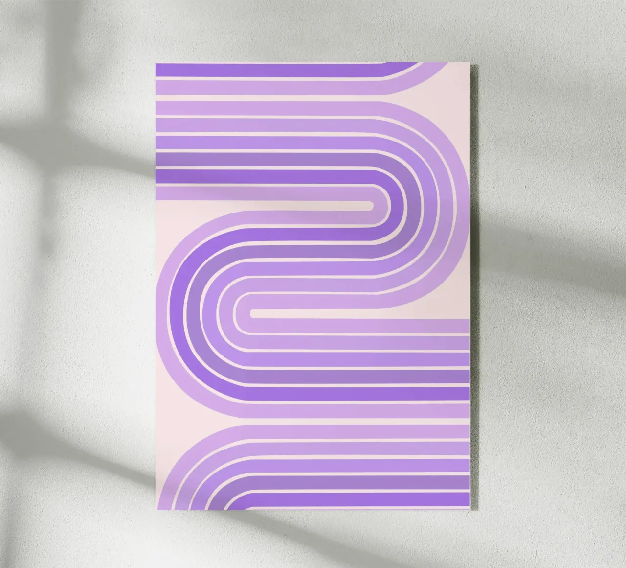 Design retrò a linee curve con estetica minimalista plexiglass da The Art Club