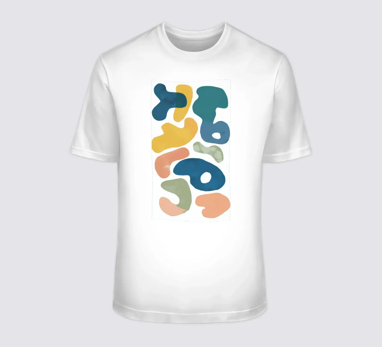 Playful Pebble Pattern t-shirt by Veil Maya