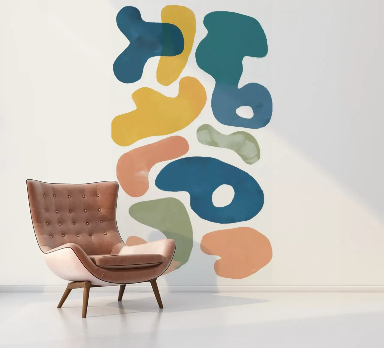 Motivo a ciottoli giocosi carta da parati fotografica da Veil Maya