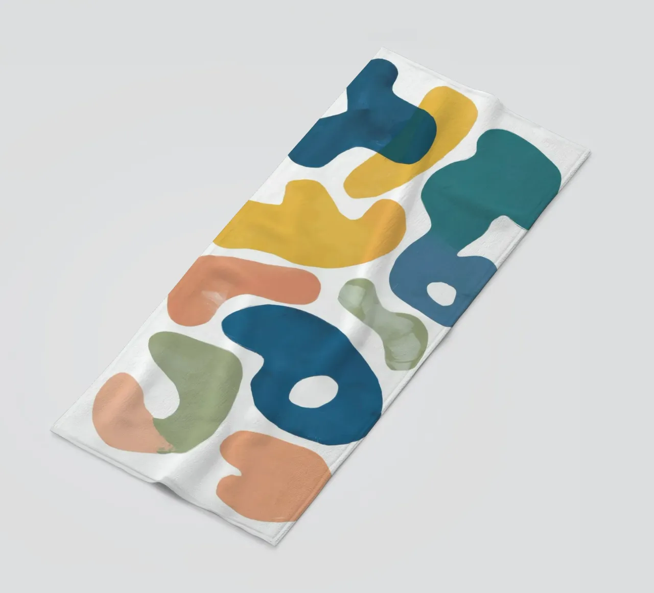 Playful Pebble Pattern beach towel by Veil Maya