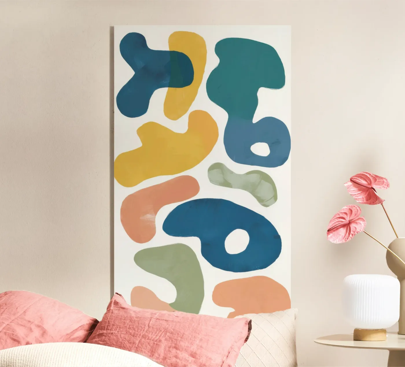 Playful Pebble Pattern acrylic glass by Veil Maya