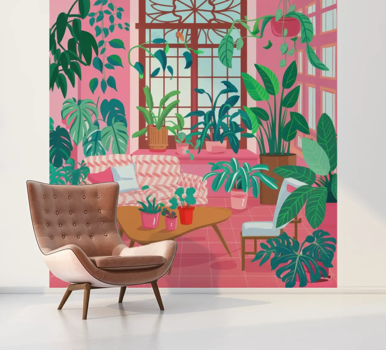 Maximalist Sofa Serenity photo wallpaper by Flock Reverie