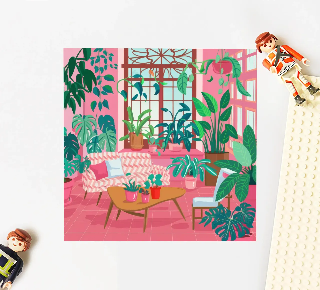 Maximalist Sofa Serenity sticker by Flock Reverie