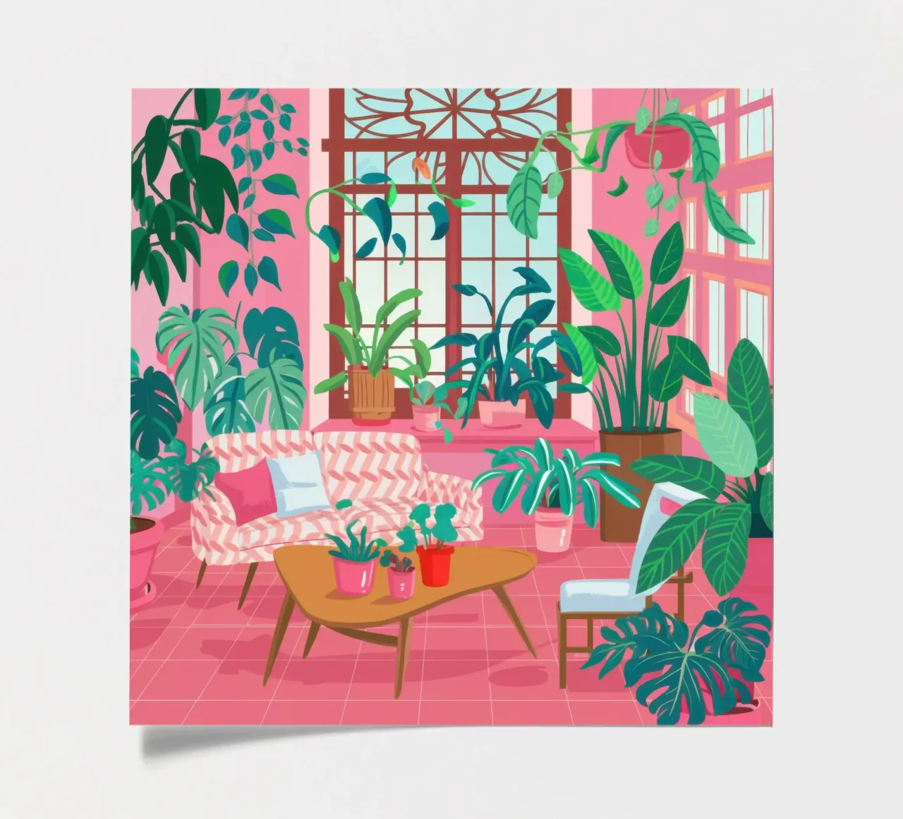 Maximalist Sofa Serenity sticker sheet by Flock Reverie
