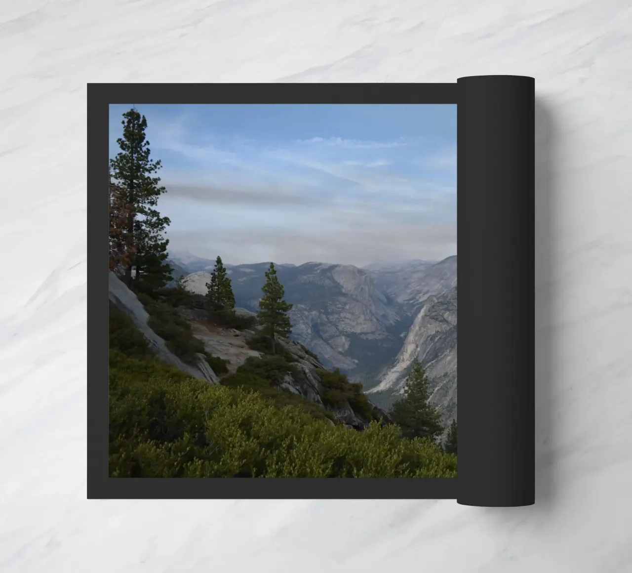 Half Dome in Yosemite National Park doormat by byrieneke