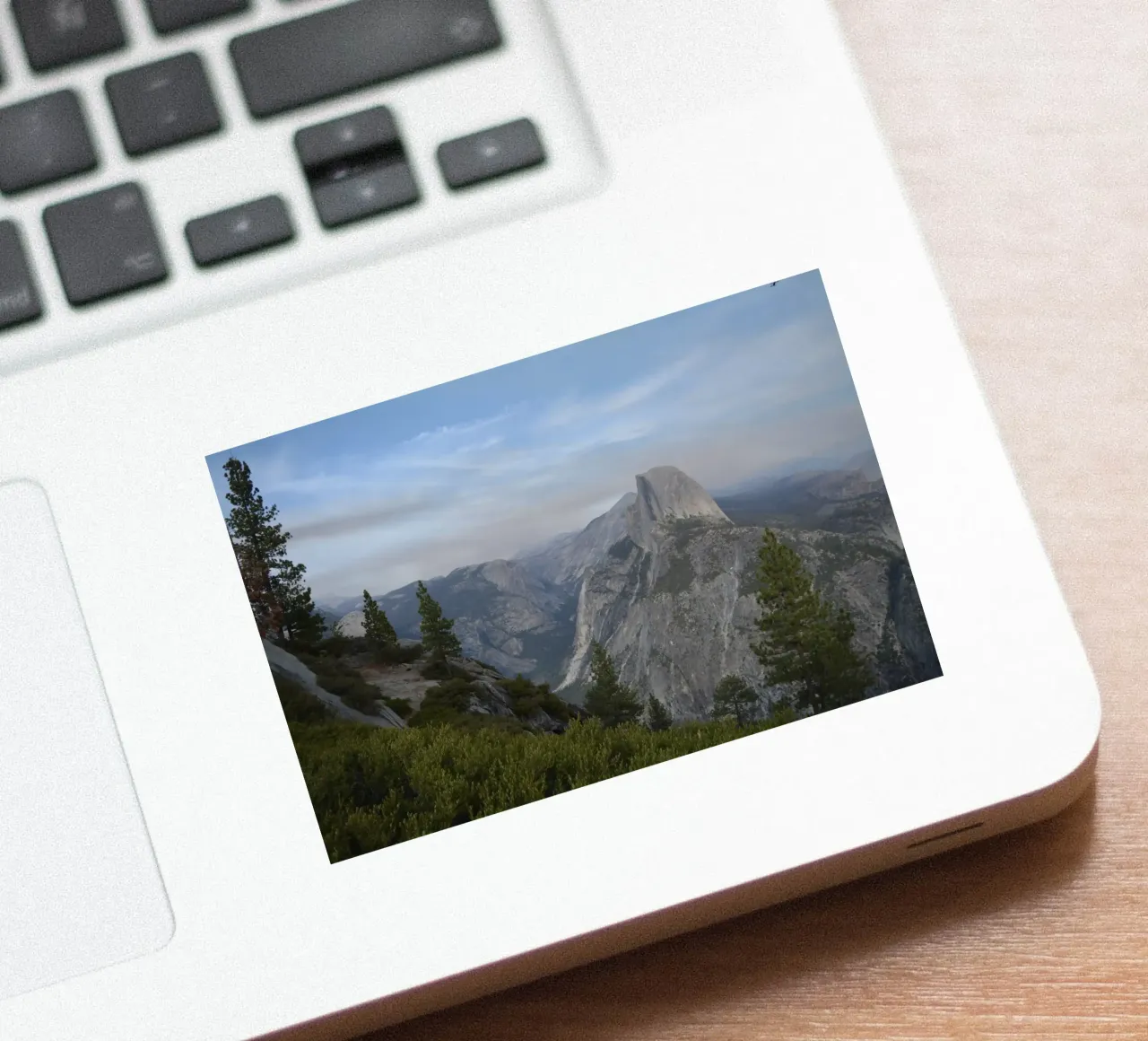 Half Dome in Yosemite National Park sticker by byrieneke