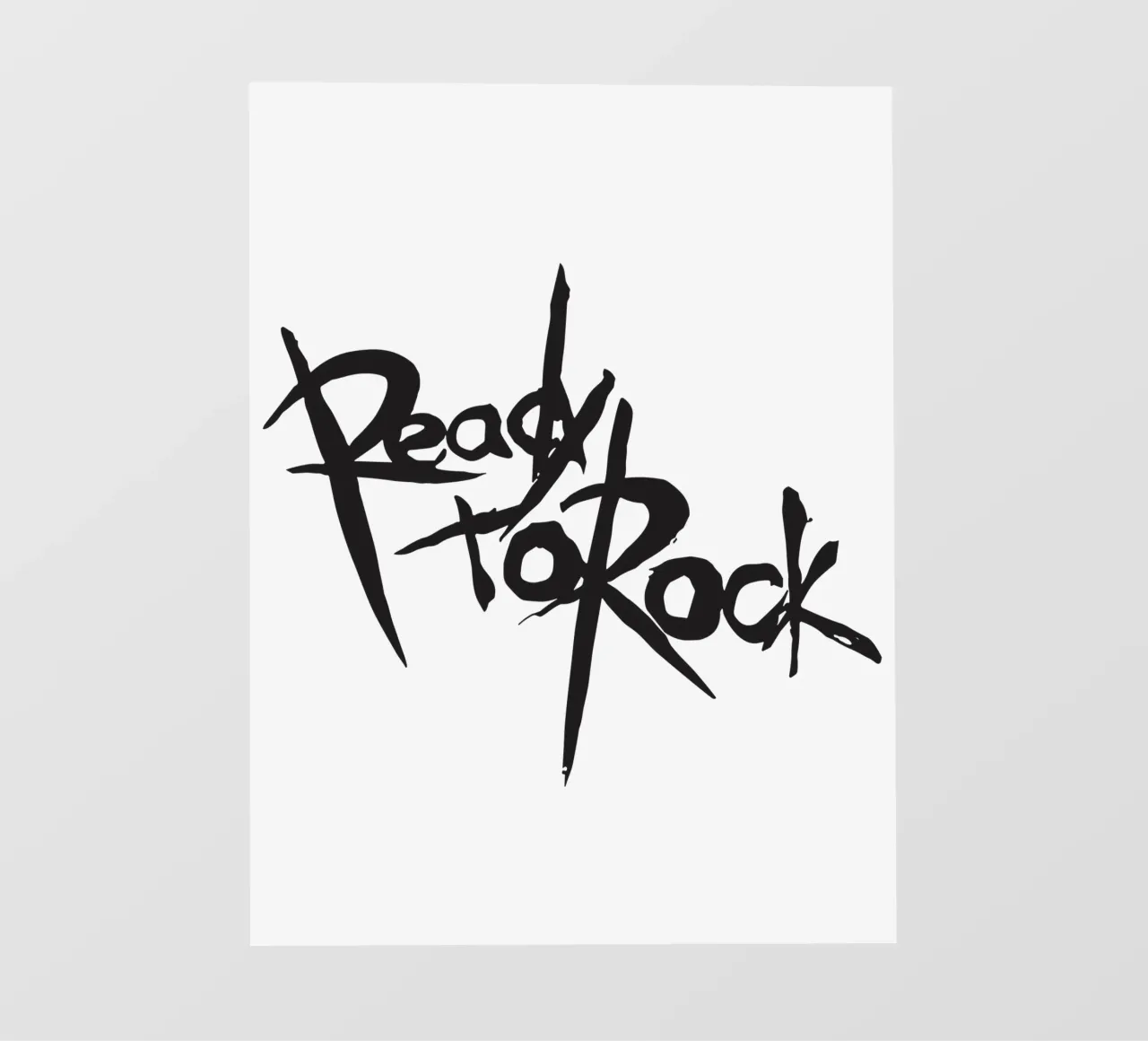 Pronti per il rock telo in pvc da BAND MUSIC