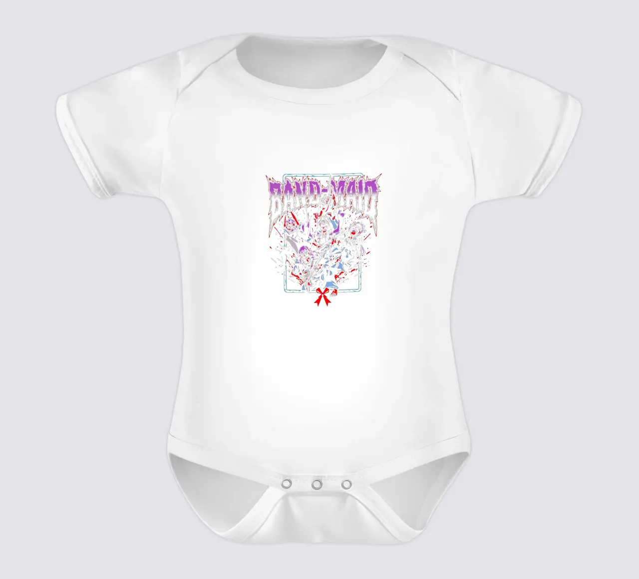 BATTAGLIA BM T OMEISYUSAMA body neonato maniche corte da BAND MUSIC