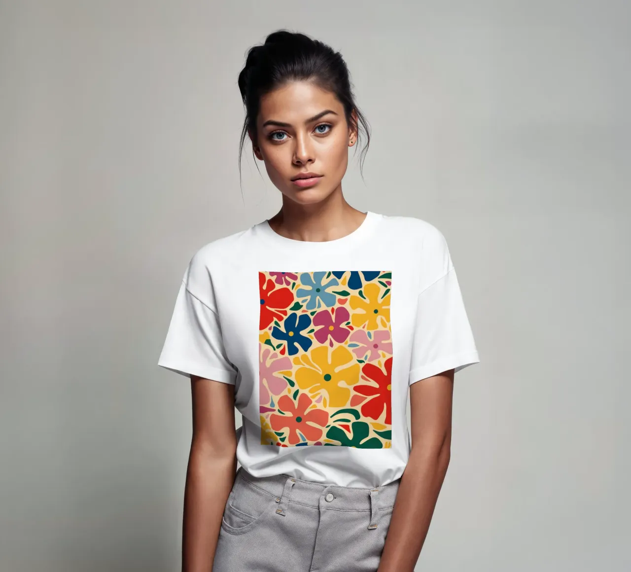 Joyful Garden Burst t-shirt by Veil Maya