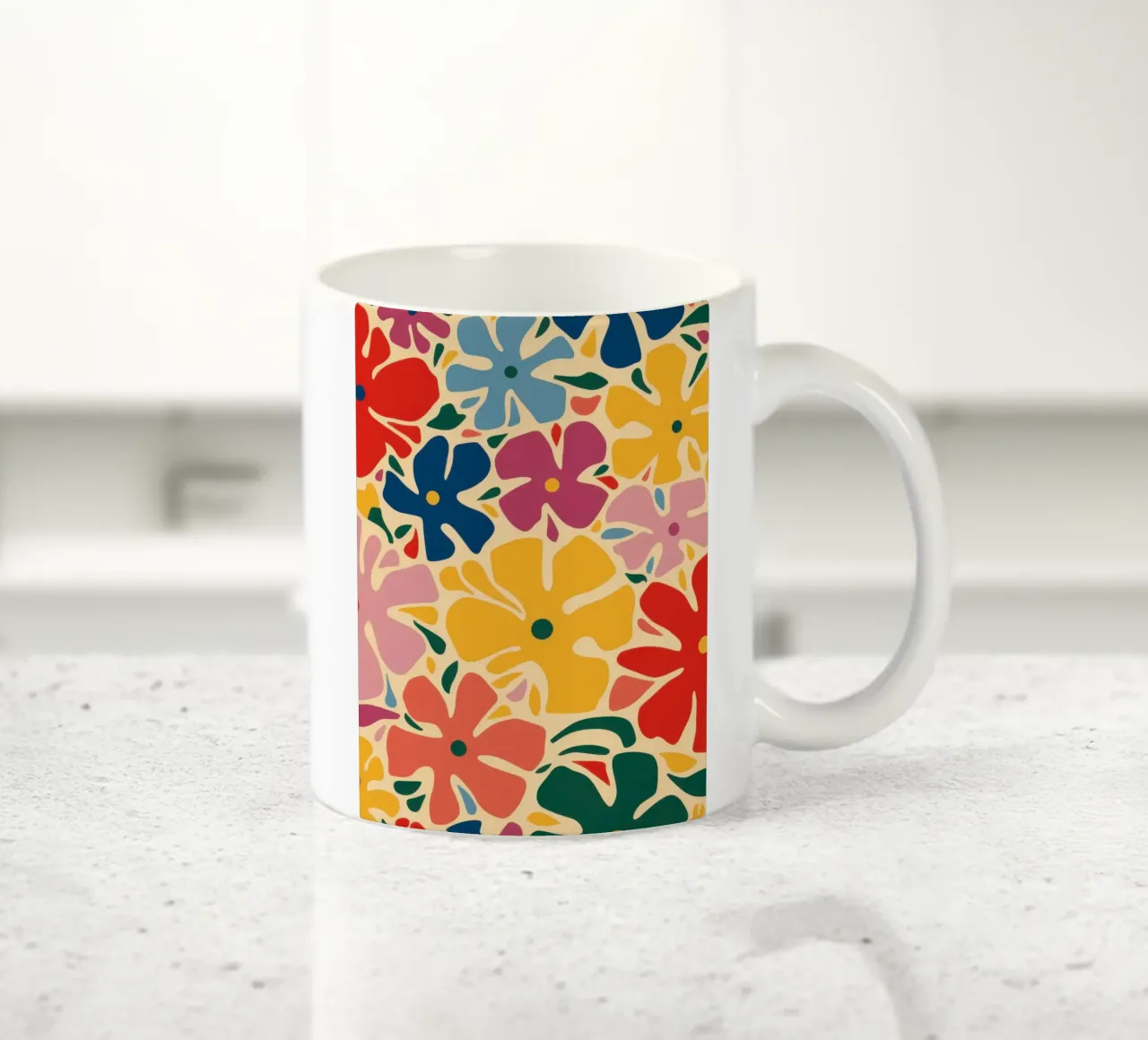Scoppio gioioso del giardino tazza in ceramica da Veil Maya