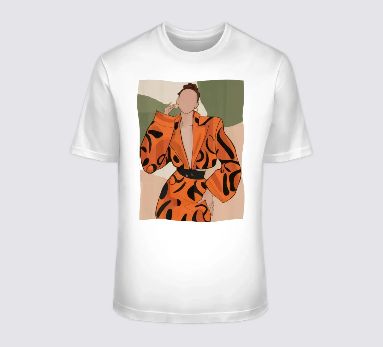 Fierce in stampa tigrata t-shirt da Flock Reverie