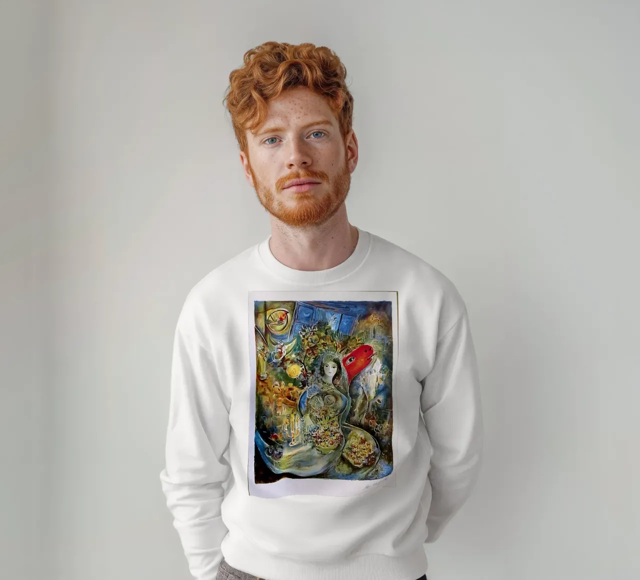 Marc Chagall BELLA Facsimile felpa da Noel Franecki