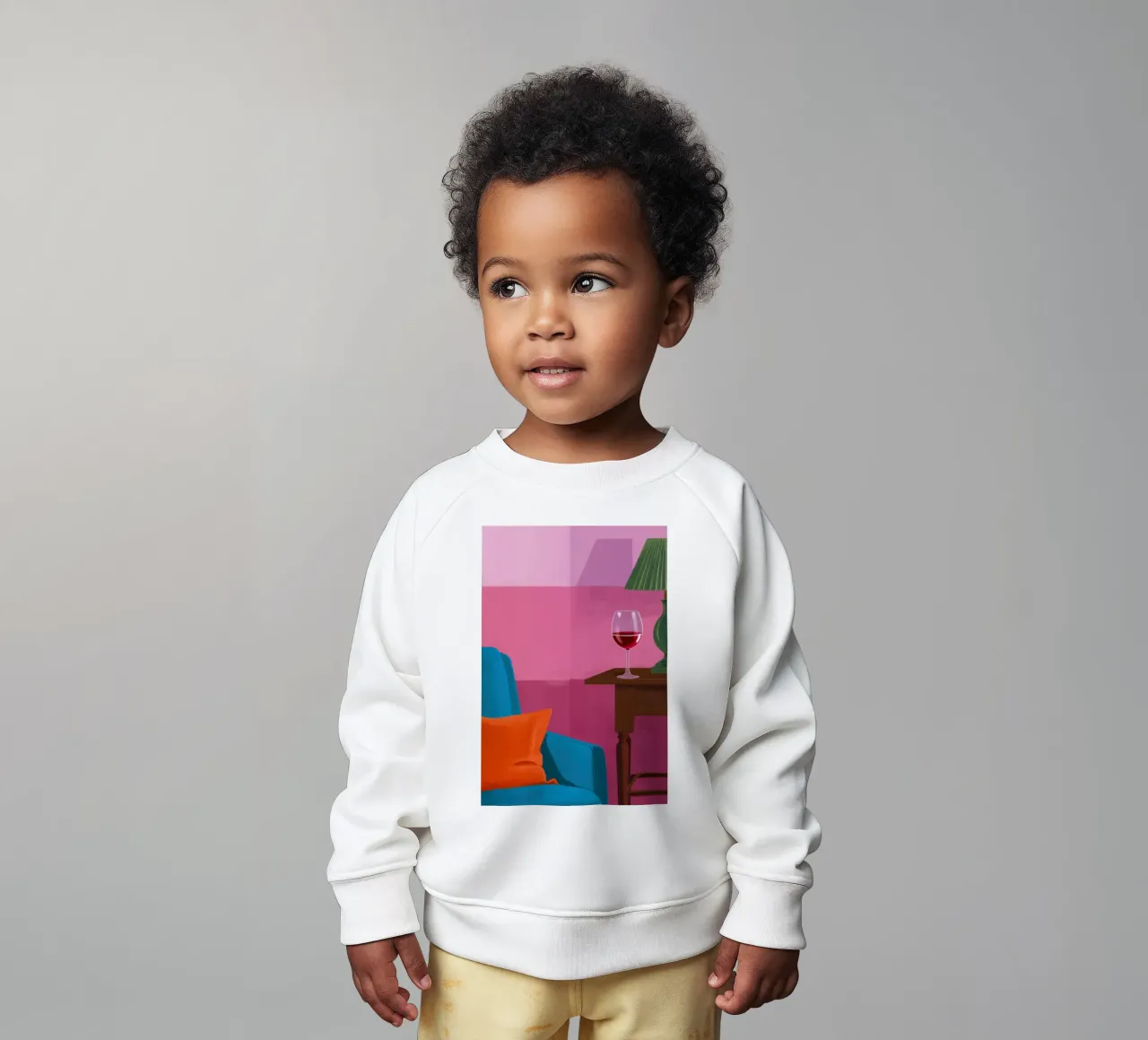 Abendwein Einsamkeit Baby Sweatshirt von Veil Maya