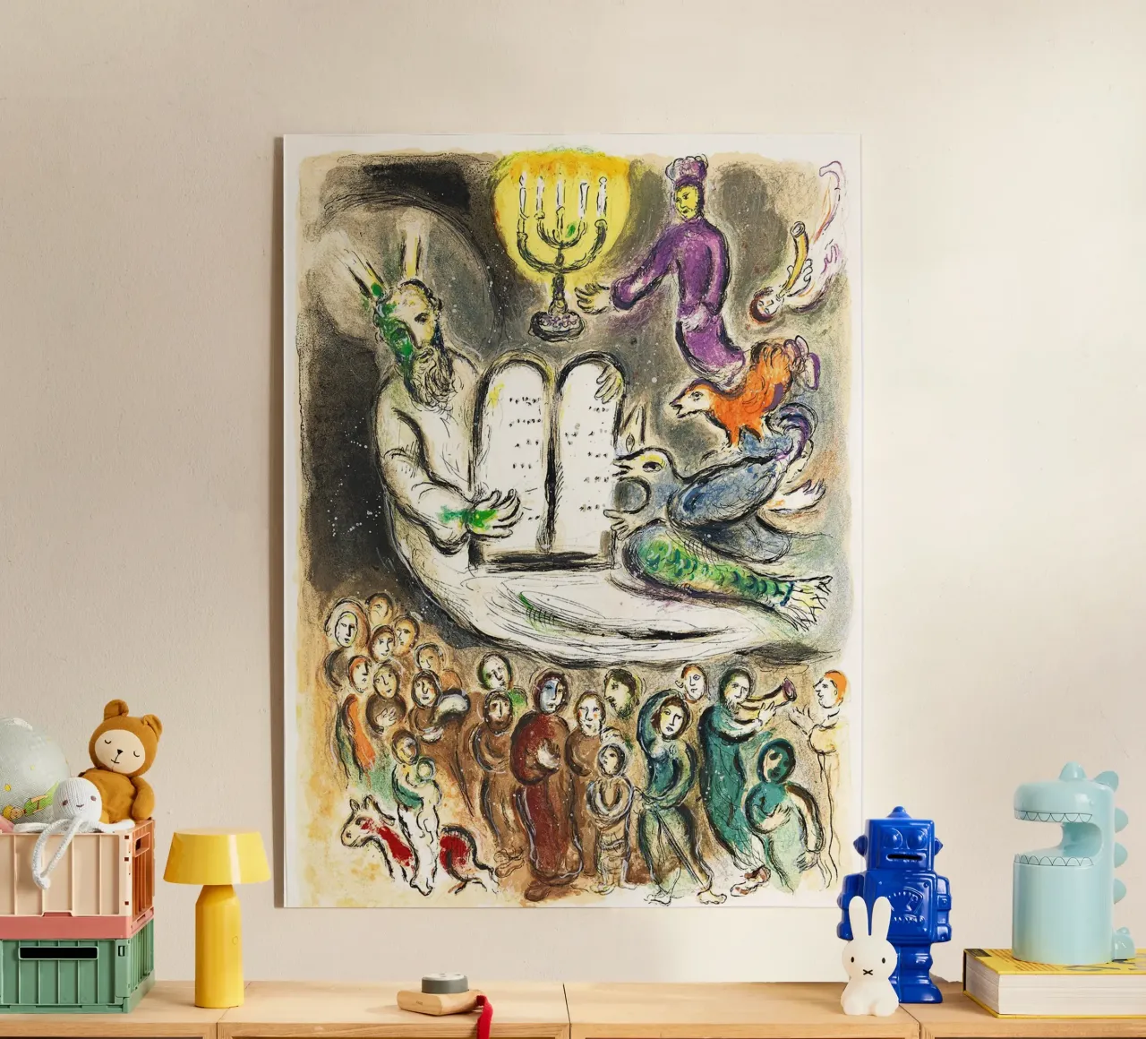 MARC CHAGALL La storia dell'Esodo plexiglass da Noel Franecki