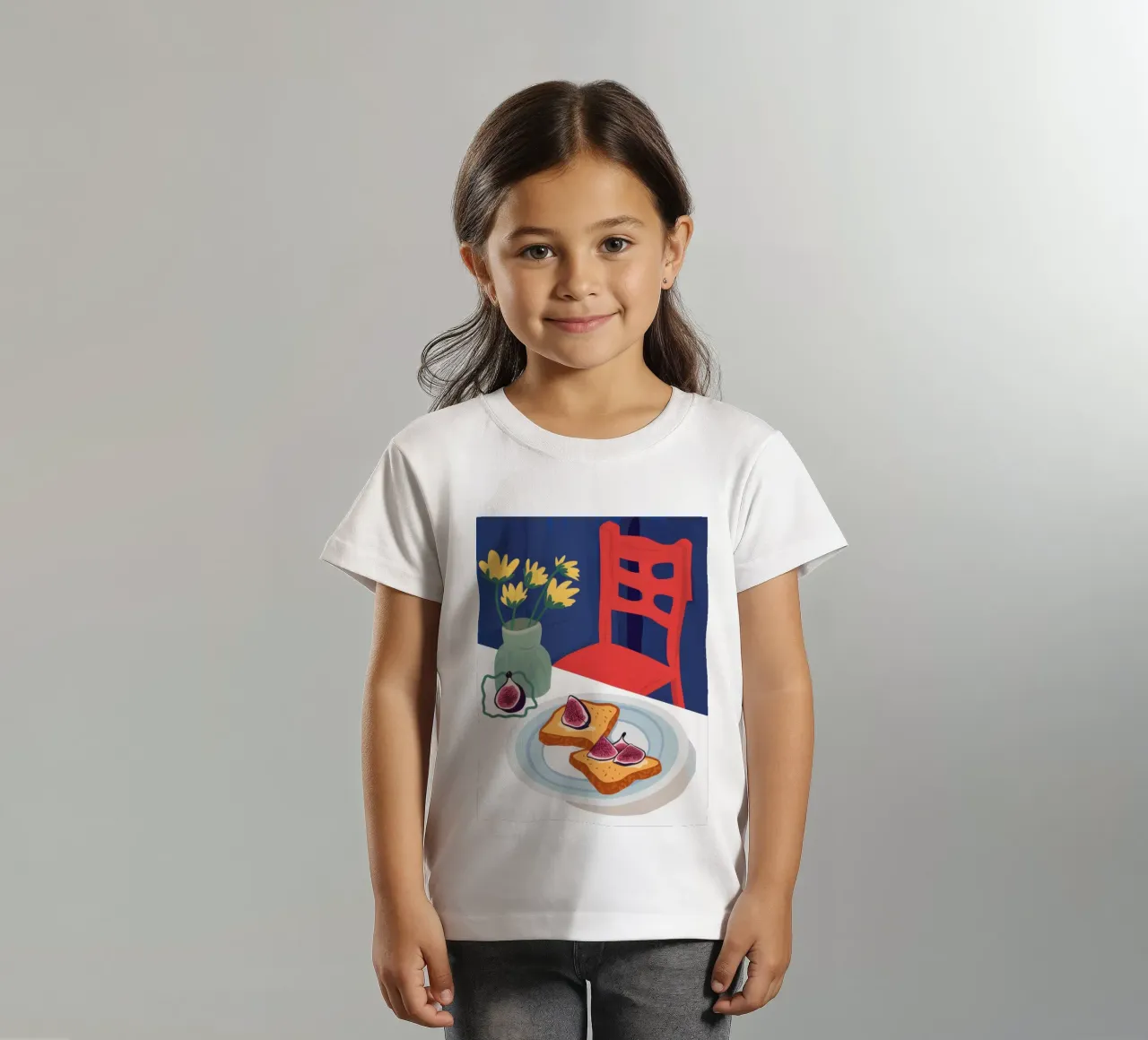 Toast rustico ai fichi t-shirt bambini da Flock Reverie